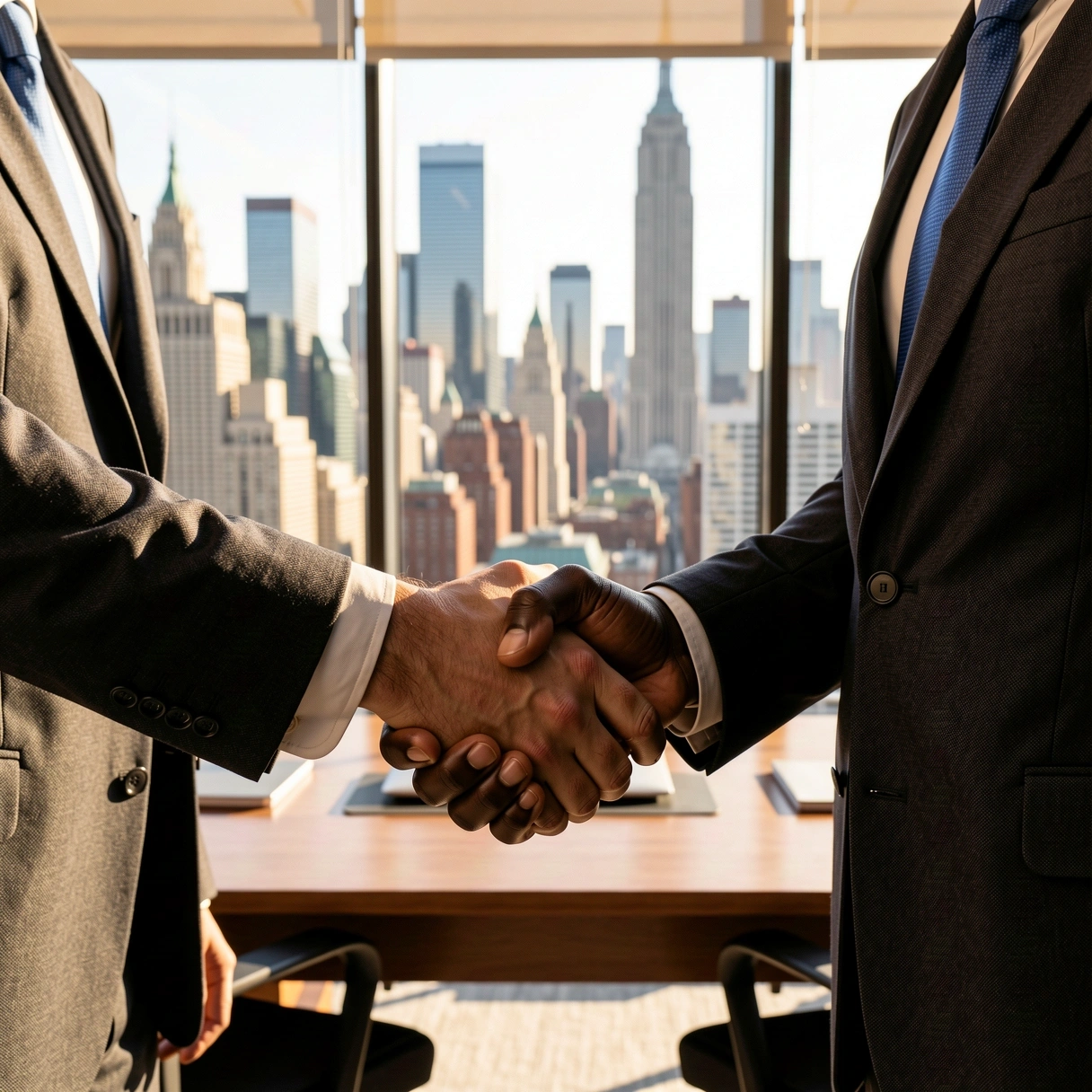 Professional meeting at CB S Bank